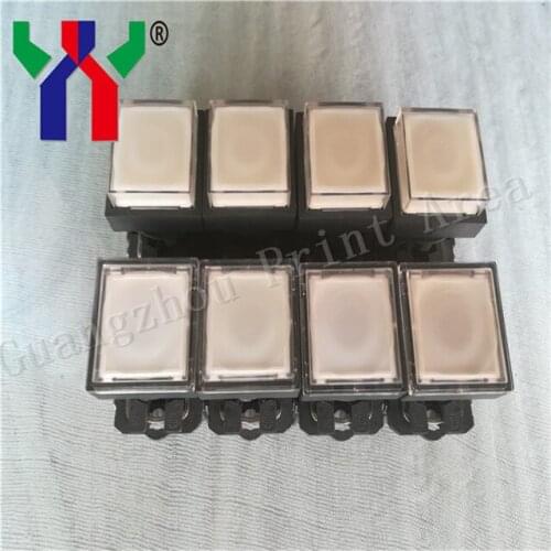 Original Button for Offset Printing Machine,Push and Stay 2 pcs,Push and Back 2 pcs,Total 4 pcs