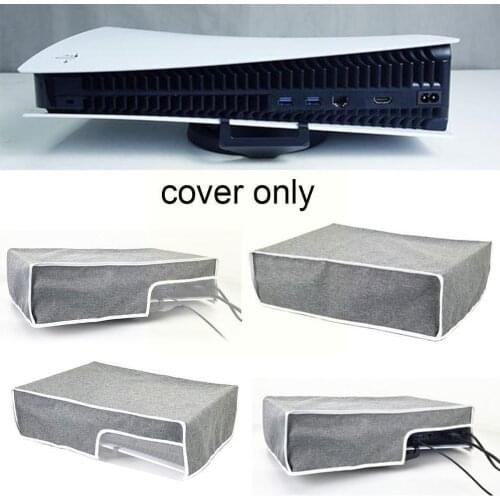 For PS5 Playstation 5 Console Dust Proof Kit Horizontal Guard Dust Sleeve Cover Dust Sleeve Protective Bag Dustprevent Dust D3J1
