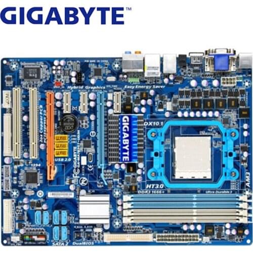Socket AM3 For AMD 785G Gigabyte GA-MA785GT-UD3H Motherboard DDR3 16GB MA785GT UD3H MA785GT-UD3H Desktop Systemboard Used