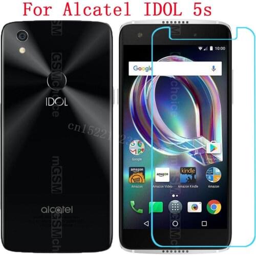 9H HD Tempered Glass Screen Protector Explosion-proof Front Films For Alcatel IDOL 5s 5 S