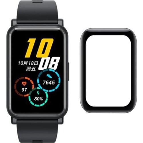 3D Curved Full Edge Smartwatch Soft Protective Film Cover Protection For Huawei Watch Fit /Honor Watch ES Screen Protector Case