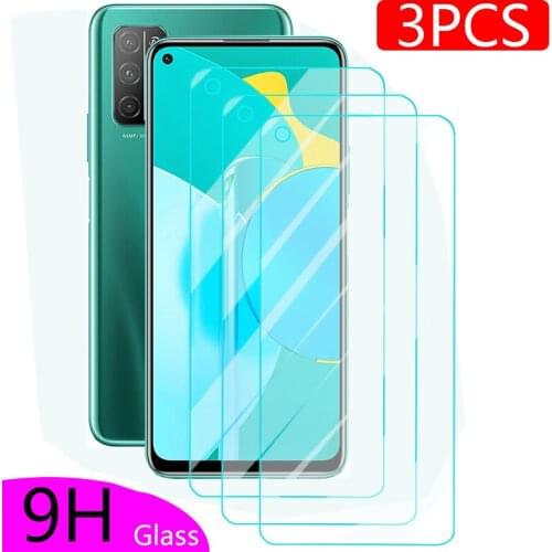 3 pcs 9H Protective Glass for Huawei Honor 30S Screen Protector on Honor 30 S honor30 s honor30s Safety Tempered Glass HD Film