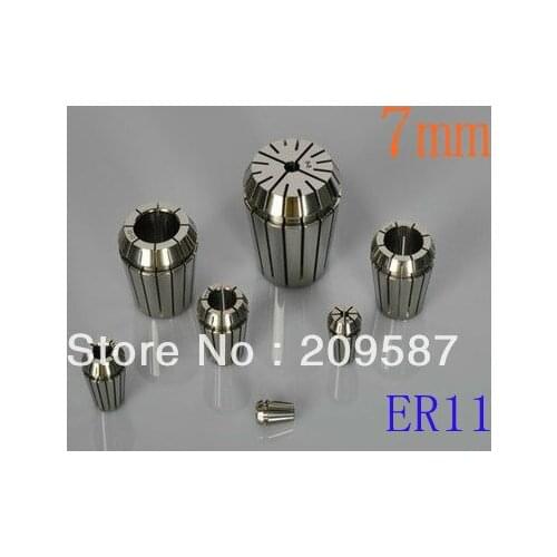 7mm ER11 Spring Collet Chuck Tool Bit Holder For CNC Milling Lathe Chuck