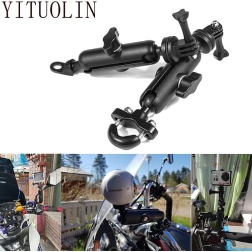 Motorcycle Action Camera Holder Accessories For HONDA CBR250R WINDSCREEN GROM MSX125 CB600 HORNET CUB C90 CB650F CB1300 SH 125