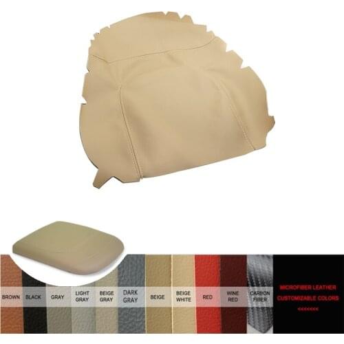 Beige For Ford F150 F-150 1997 1998 1999 2000 2001 2002 2003 Car Accessories Center Control Armrest Box Microfiber Leather Cover