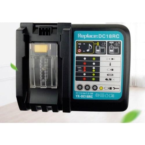 Music Fast Charger for Li-ion Battery Makita DC18RD 14.4/18V DC18RC DC18SF with Music 3A DC18RD T charger