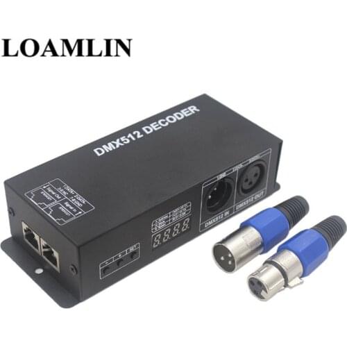 DC12-24V 4-Channel DMX512 Decoder RGBW Controller DMX512 Controller