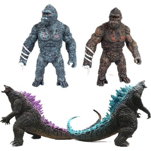 Moive King Kong Vs Gojira Figure PVC Animal Orangutan Monkey Model Soft Rubber Action Figure Toys 31CM