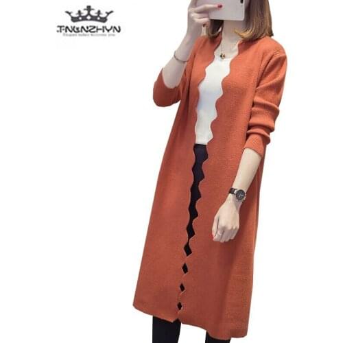 2019 spring women sweater casual fashion solid color cardigan knitted jacket autumn student female cardigan sweater Outerwear