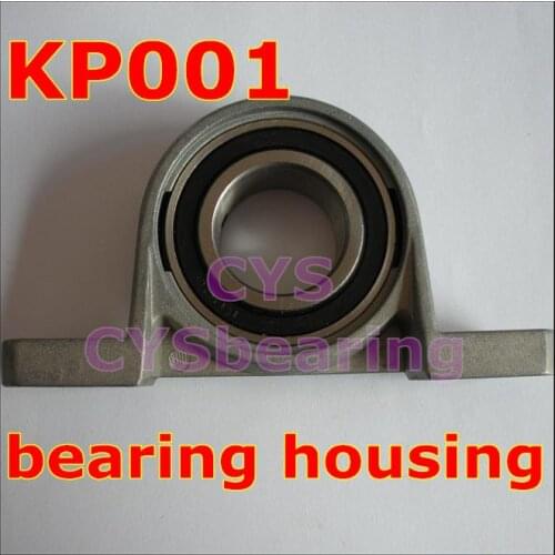 12mm shaft Zinc Alloy mounted bearings KP001 pillow block bearing housing