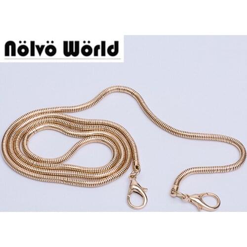 3 colors 6.5mm width Round chain for replacement purse strap bag accessories bag hardware,Top quality Serried roller chain