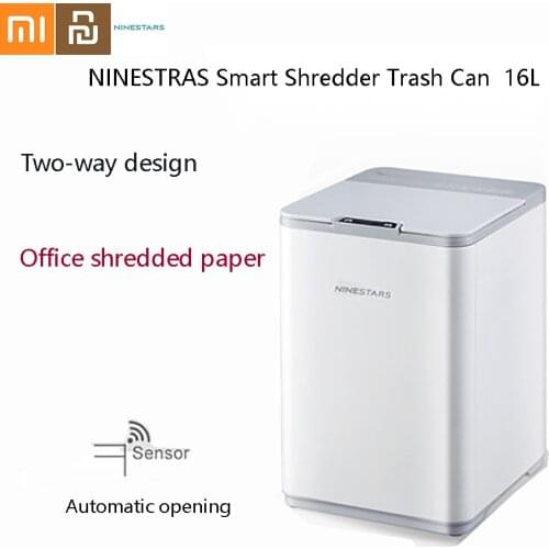 NINESTARS Smart shredded trash can Induction waste bins with shredder function SZT-16-1S From xiaomi youpin