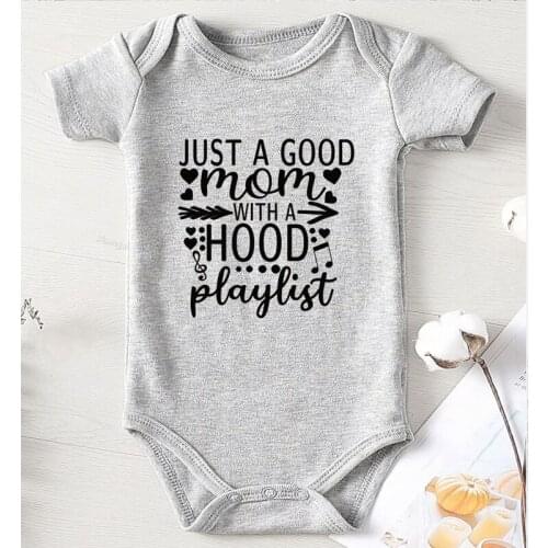 Newborn Baby Boy Winter Bodysuits One Piece Toddler Summer Clothes Mom Letter Printed Baby Onesie Cotton Girl Infant Outfits