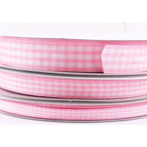 Check Wired Ribbon Easter ribbon Chevron ribbon Key Fobs Strap Pink daisy ribbon Grosgrain Ribbon DIY Crafts 10mm/16mm/25mm