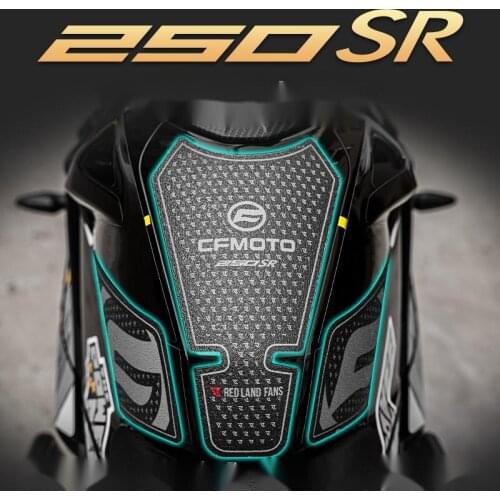 Motorcycle Fuel Tank Anti Slip Sticker Body Protection Fishbone Side for Cfmoto 250sr