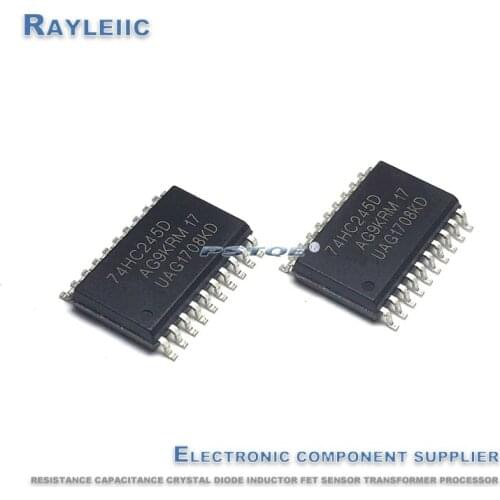 NEW 74HC245D SOP-20 74HC245 SOP20 SN74HC245DWR SMD Bus transceiver IC free shipping