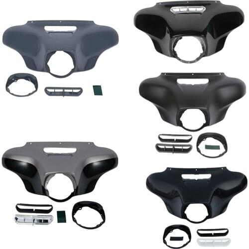 Motorcycle Front Batwing Outer Fairing Body For Harley Touring Street Glide Electra Glide Ultra Limited Tri Glide 2014-2020