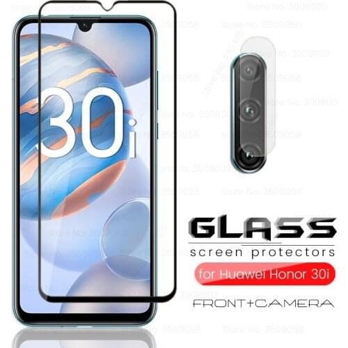 Honor 30i glass glas camera protectors for huawei honor 30i safty glass on honer 30 i i30 lra-lx1 honor30i 6.3'' protective film