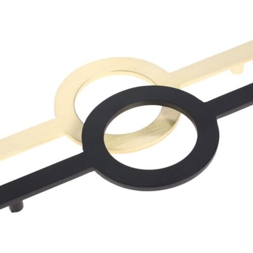 1pc Black/Gold Pull Handle Cabinet Drawer Wardrobe Kitchen Cupboard Zinc Alloy Chinese Style Door Knobs Furniture Accessories