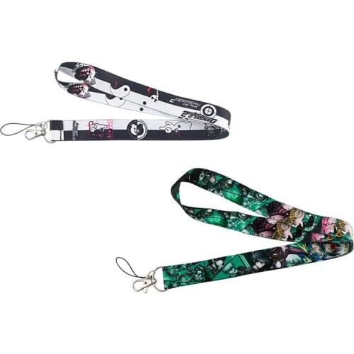 10pcs/lot J2295 Cartoon Neck Straps Lanyards For Keys ID Card Pass Gym Mobile Phone USB DIY Badge Holder