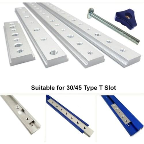 Aluminum M6/M8 T track Slot Slider Sliding Bar T Slot Nut For 30/45 Type T-Track Jigs Screw Slot Fastener Woodworking Tool