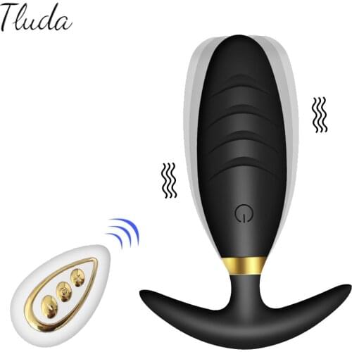 Wireless Remote Control Anal Vibrator Butt Plug Prostate Massager Wearable Vibrating Egg Dildo Sex Toys for Women Men Adult