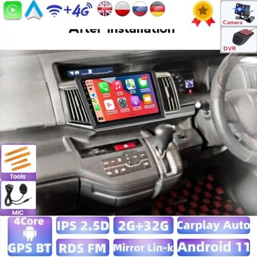 WIFI LTE Android 11 System Car Multimedia Player For Honda Stepwgn 2009-2013-2015 Radio Navigation Stereo 2din 2 Din DVD Carplay