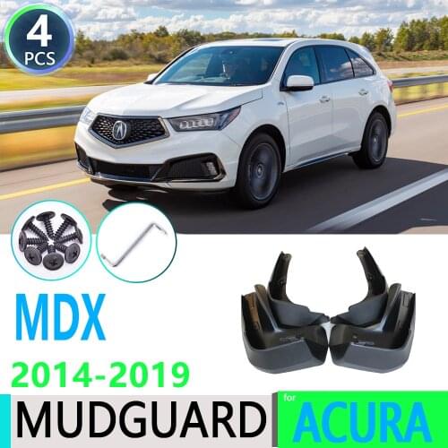 For Acura MDX YD3 2014~2019 2015 2016 2017 2018 Car Fender Mudguard Mud Flaps Guard Splash Flap Car Accessories