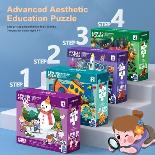 Children DIY Puzzle Toy Baby Enlightenment Toy Puzzle Wear Resistant Early Education Puzzle Toy Fun Parent-child Interaction Toy