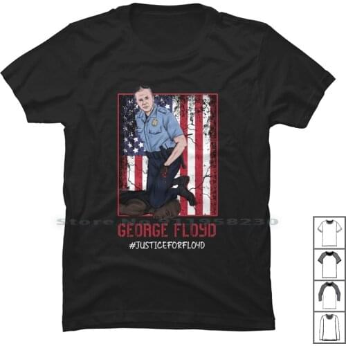 George Floyd Floyd T Shirt 100% Cotton Black Lives Matter Justice Matter Lives Black Lack Just Grip Ice Geo Us St