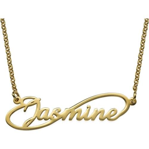 Personalized Infinity Name Necklaces for Women Customized Stainless Steel Necklace Gifts