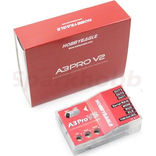 100% genuine HobbyEagle A3 Pro Flight Controller 6-axis airplane gyro & stabilizer System for RC 3D trick Airplane Fixed Wing