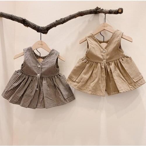 Summer Newborn Baby Girls Jumpsuit Cotton Sleeveless Bodysuits Lovely Princess Style Summer Toddler Baby Girl Bodysuits