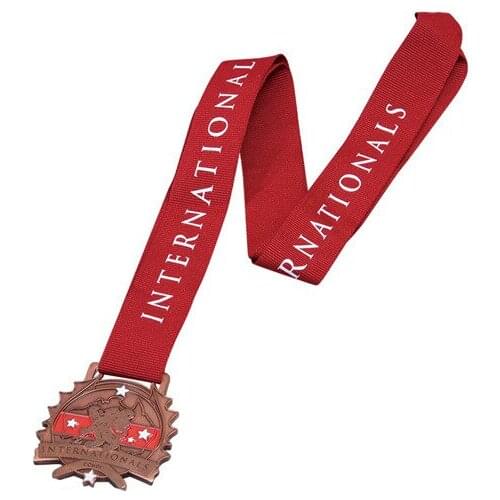 Factory direct red bronze medallion new engraving commemorative medal