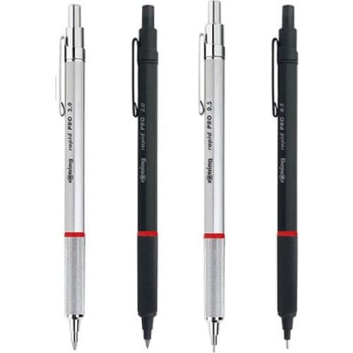 Original Germany rotring Rapid pro mechanical pencil 0.5mm &0.7mm&2.0mm with metal telescopic pen tip better than rotring 600