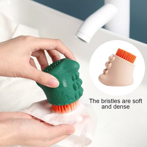 Multi-function Silicone Laundry Brush Soft Hair Cleaning Shoes Brush Underwear Brushes Cleaning Laundry Underwear Brushes