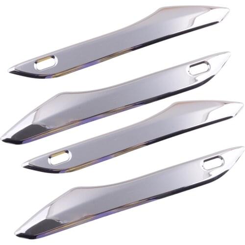 4Pcs Car ABS Plastic Door Handle Cover Trim Chrome Silver Fit For Lexus NX200t NX300 NX300h 2015 2016 2017 2018 2019 2020 2021