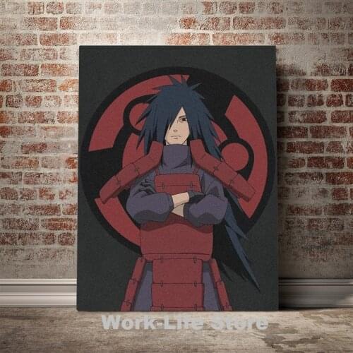 Madara uchiha akatsuki anime canvas painting decor wall art picture bedroom study home living room decoration posters and prints