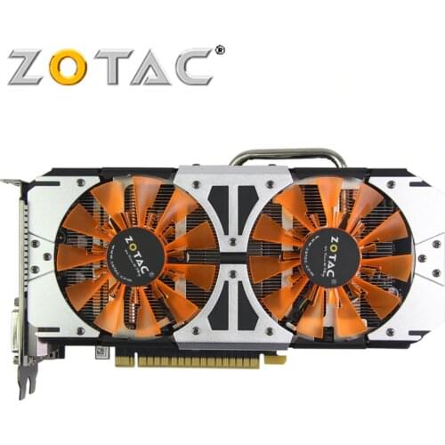 Original ZOTAC Video Card GPU GTX 750Ti 2GB 128Bit GDDR5 Graphics Cards Map for nVIDIA GeForce GTX750 Ti Thunderbolt 2GD5