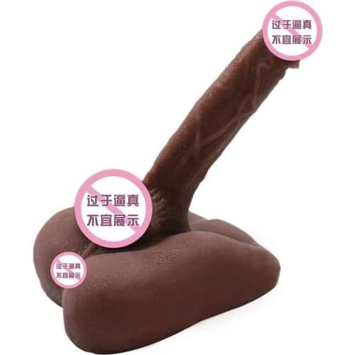 Realistic Dildo Big Butt Plug Silicone GAY Masturbation Device Male Penis Anus Backyard GAY Sex Tool Adult Products Large Dildo