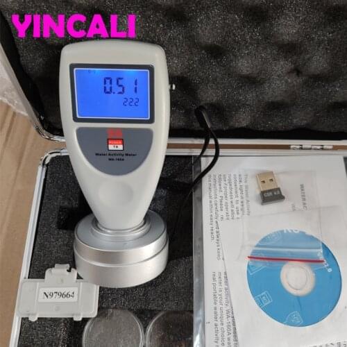 WA-160A Water Activity Meter Tester with Bluetooth Data Adapter and Software Measure the Water Activity of Foods