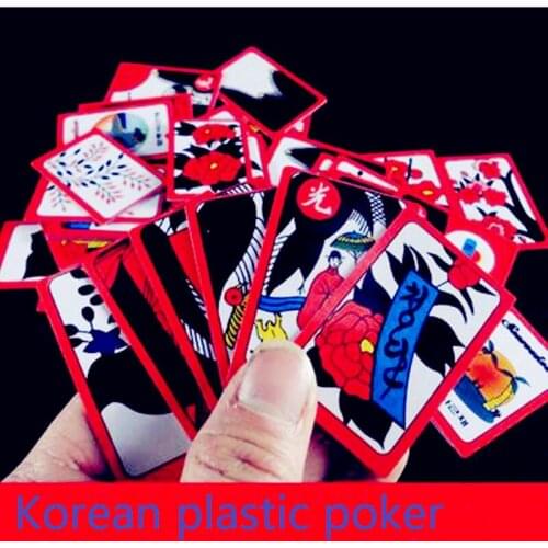 South Korea 2players board game Flower card Shouzha Plastic Poker Cards Flowers Figure Romance Full house Game Party Chess