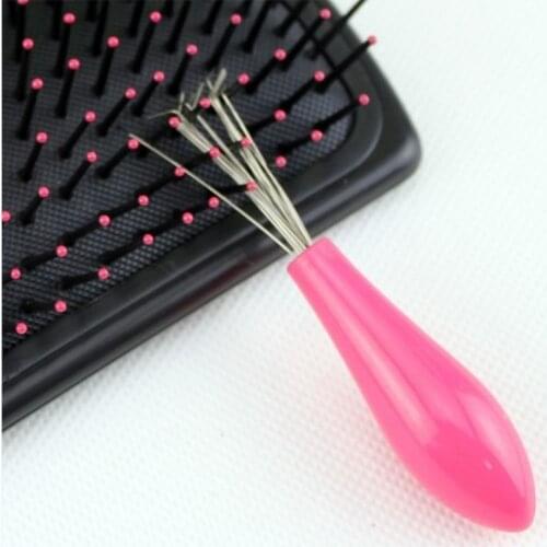 1PCS Durable Mini Comb Hair Brush Cleaner Embeded Tool Salon Home Essential New comb Hair Removal Brush Tools