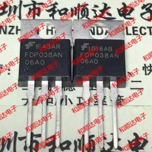 10pcs/lot FDP038AN06AO New Spot TO-220 60V 80A