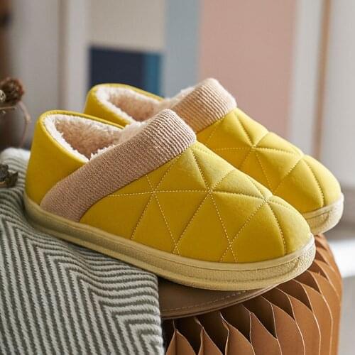 2021 Women Winter Shoes indoor cotton couple slippers warm home slipper boots Waterproof rainproof outdoor comfortable shoes