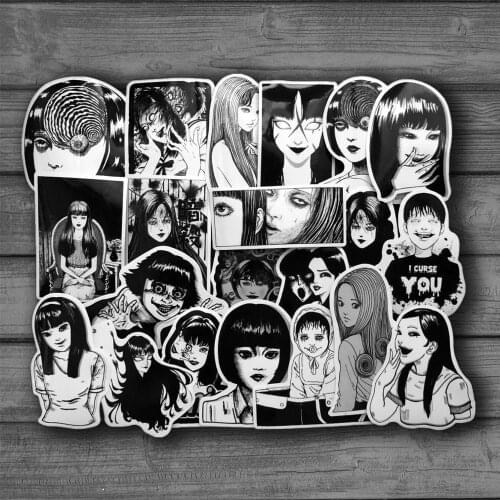 21 Pcs/Set Horror And Thriller Style Gothic Wind For Luggage Motorcycle Laptop Refrigerator Washing Machine Pvc Sticker