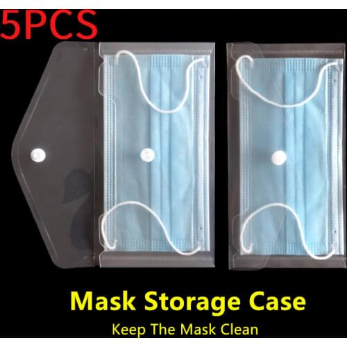 Disposable Mask Preservation Clip Holder Food-Grade Material Anti Dust Easy To Carry Mask Storage Tool Outdoor Masks Keeper Tool