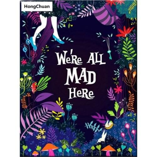 Diamond embroidery, blackboard cartoon 5D, diamond painting, cross stitch, 3D square, diamond mosaic, home decoration gifts