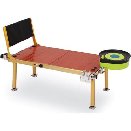 Aluminum fishing chair New ultra light mini fishing platform multi-function thick portable folding pocket fishing platform