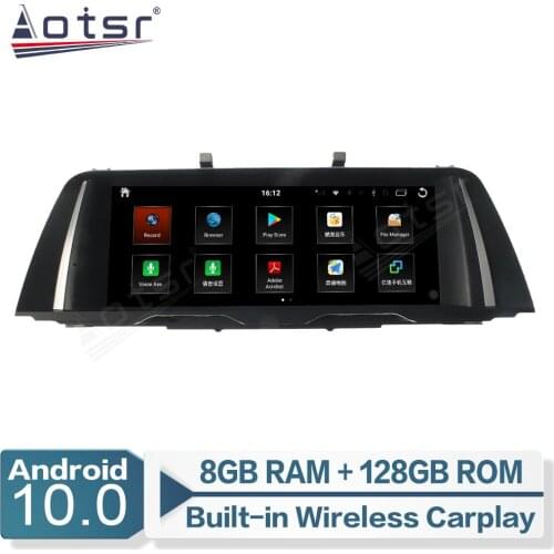 For BMW Series 5 F10 F11 F18 2009 - 2016 Android Auto Car Player Radio GPS Navigation Multimedia 10.25" IPS Screen AutoRadio